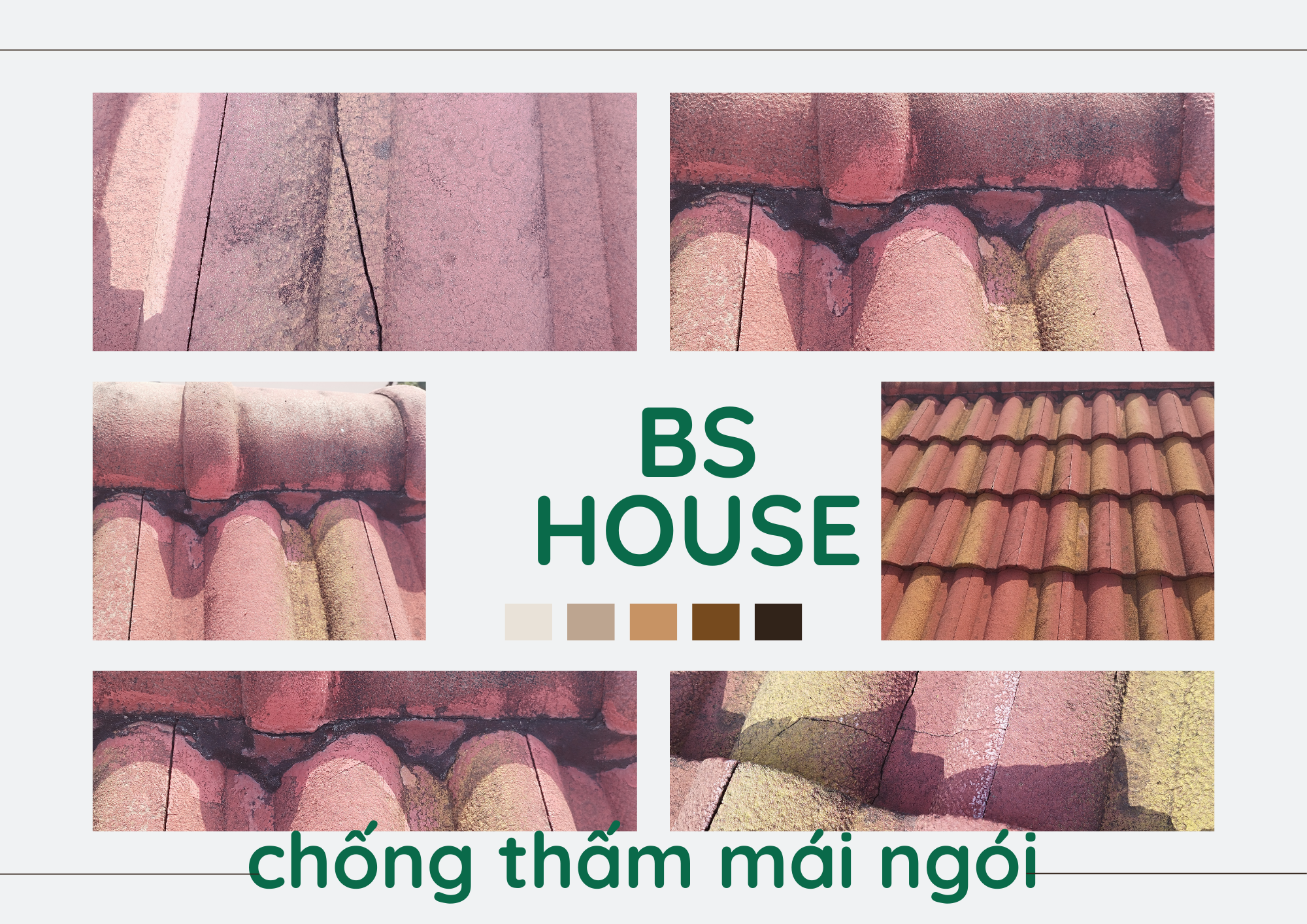 Thi công sơn chống thấm phục hồi mái ngói tại Đà Nẵng