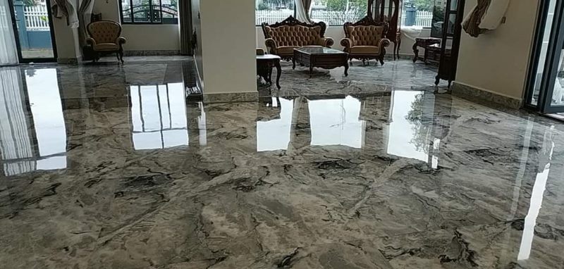 ốp đá granite cột nhà trang trí