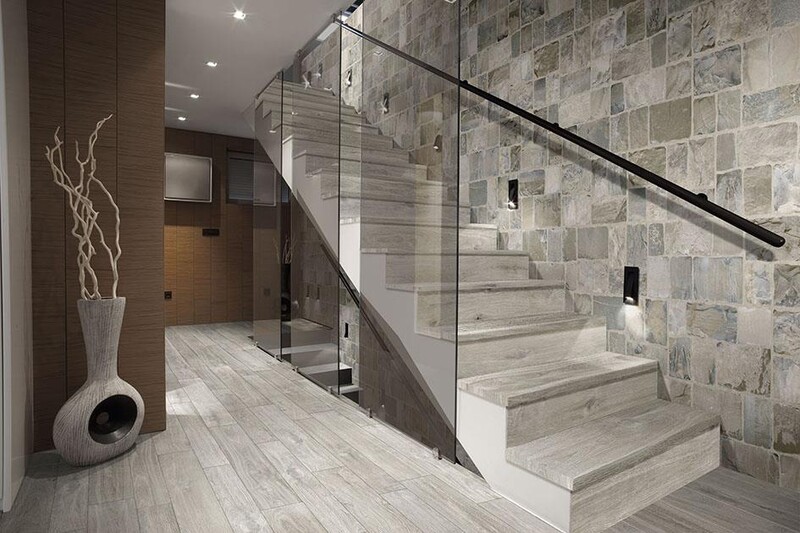 đá granite ốp cầu thang sang trọng